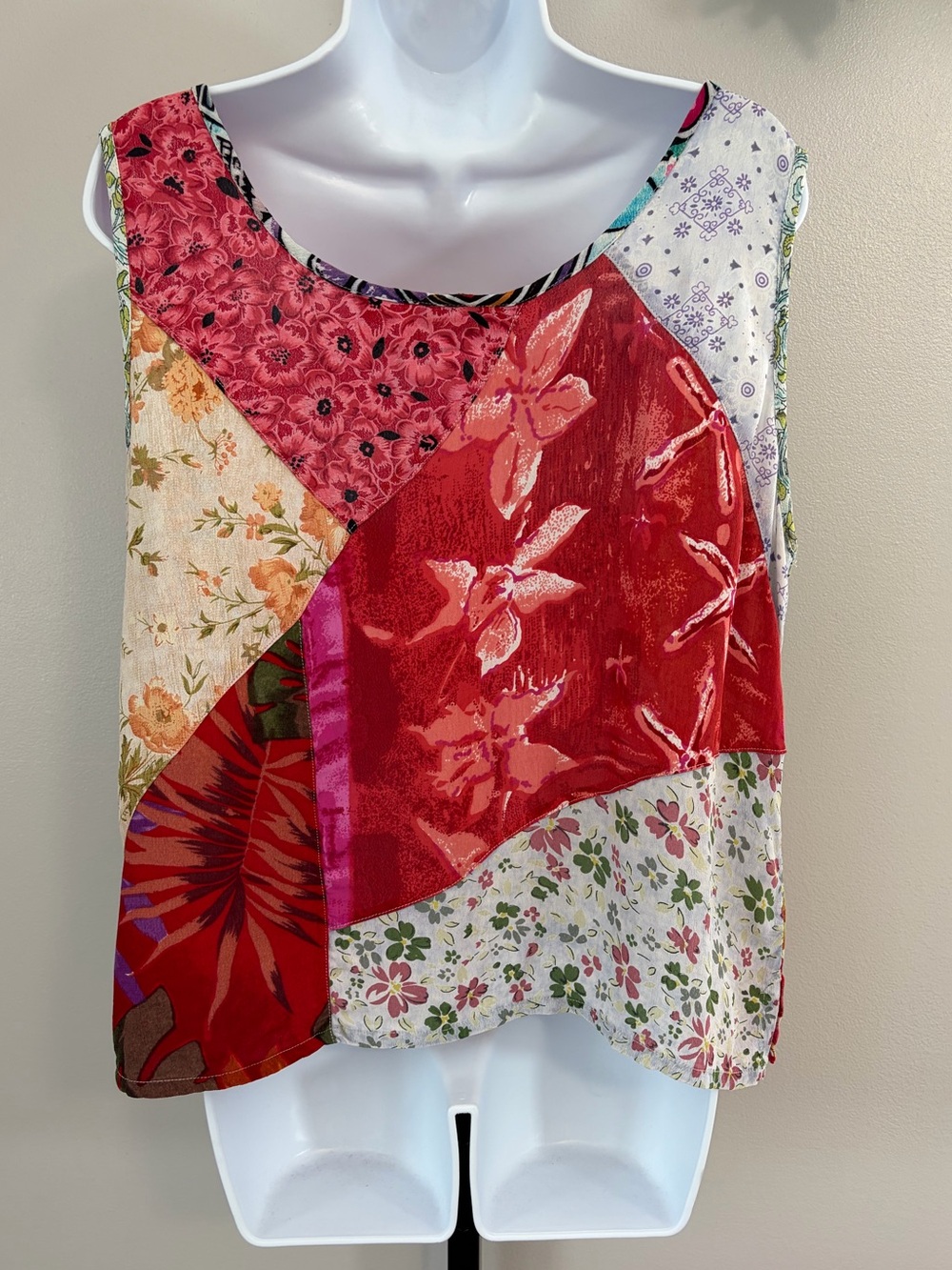 Sacred Threads- Patchwork Tank Top - Multicolor - Picture 12 of 16